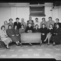 Eighteen people, group portrait