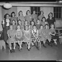 Brownie troop and Leaders