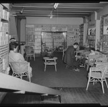 Bennett & Company shoe store, interior