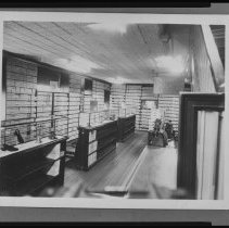 Bennett & Company shoe store, interior