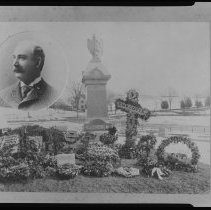 James H. Winchell, monument, memorial, Linwood Cemetery, Haverhill