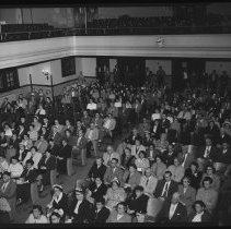 Haverhill High School auditorium audience, 1954