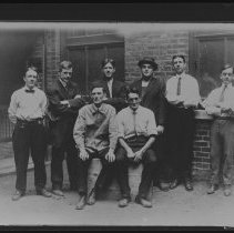 Emery & Marshall shoe factory wood heelers, Haverhill, ca. 1914