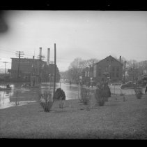 Flood of 1936, Water Street at Mill Street, Haverhill