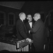 Louis B. Mayer w. Gerry Goodrich & Charles Hillner, Haverhill Armory, 1954