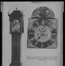 John Cogswell's clock made by Henry Harmson ca. 1730s