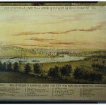 View of the City of Haverhill, lithograph by Bufford Lithography Co., 1889