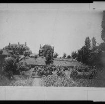 Garden of Perley Leslie or Charles Rhodes, Windsor Street, Haverhill