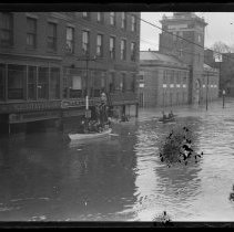 Flood of 1936, Merrimack Street, Franklin block, Haverhill