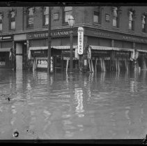 Flood of 1936, Emerson Street at Washington Square, Haverhill