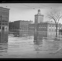 Flood of 1936, Washington Square, Haverhill