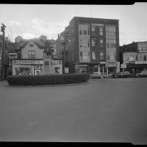 Lafayette Square and statue, Haverhill, 1961