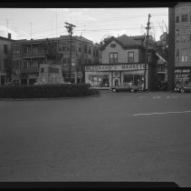 Lafayette Square and statue, Haverhill, 1961