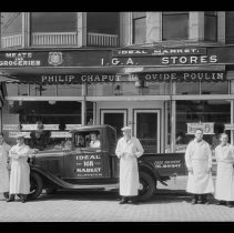 Ideal Market I.G.A. Store, Lafayette Square, Haverhill, 1934