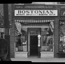 Bostonian Beauty Shoppe and Barber Shop, Main Street, Haverhill