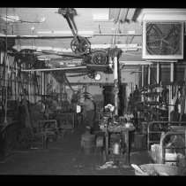 L. H. Hamel Leather Company, machine shop, Haverhill