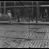 Building site, Merrimack Street, Haverhill