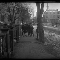 Cottage Street, Winter Street School and boys, Haverhill