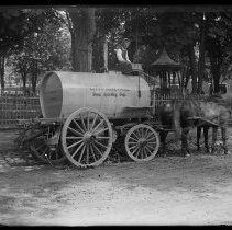 Main Street, street sprinkler, Haverhill, ca. 1910