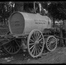 Main Street, street sprinkler, Haverhill, ca. 1910