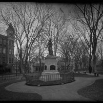Hannah Duston Statue, City Hall Park, Haverhill, ca. 1890