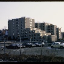 Mission Towers apartments, Water Street, Haverhill, 1983
