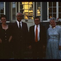 Mayor of Haverhill, England Gerry Kiernan, Ted and Pat Pelosi, Lyn Kiernan