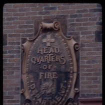 Essex Street Fire Station, detail, Essex Street, Haverhill, 1978