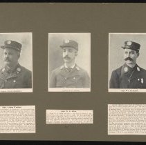 Lyman Worthen, W. E. Allen, W. J. Marston, Captains, Haverhill Fire Dept.