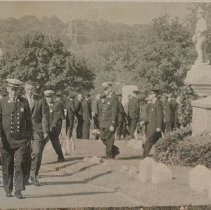 Firemen's Memorial Service, Linwood Cemetery, Haverhill, 1966