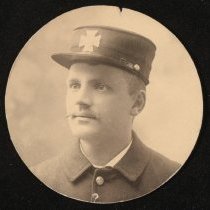 K. N. Drew, Hose No. 2, Essex Street Fire Station, Haverhill, ca. 1895