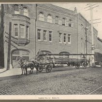 Essex Street Fire Station, Ladder No. 2, Essex Street, Haverhill, ca. 1898