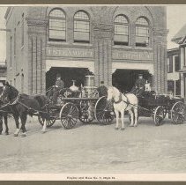 High Street Fire Station, Steamer 1 & Hose 1, High S., Haverhill ca. 1898