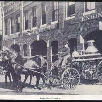 Court Street Fire Station, Engine 4, Haverhill, ca. 1898