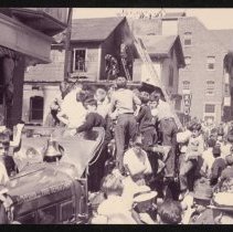 Fire at house next to Andy's Diner, White Street, Haverhill