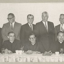 Haverhill city officials, farewell testimonial, Haverhill, 1966