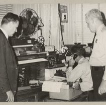 Power outage, Francis Ray, Francis Trainor, Officer Ryan, Haverhill, 1965