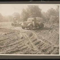 Haverhill Highway Department vehicles, Public Works Department, ca. 1950