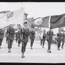 Memorial parade, Vietnam War, Fort Devens Heritage Platoon, Haverhill, 1973