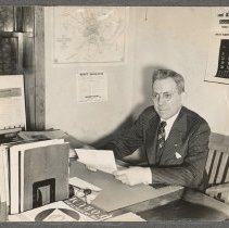 George E. Dalrymple, director of Civilian Defense, Haverhill, 1942