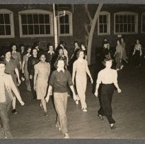 Civilian Defense Corps, women training at the Armory, Haverhill, 1942