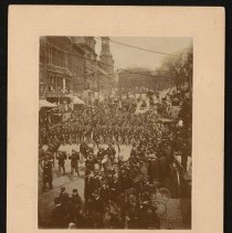 8th Regiment, Infantry, Company F, parade, Main Street, Haverhill, 1898