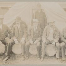8th Regiment, Infantry, Company F, Drum Corps, probably Chickamauga GA 1898