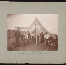 8th Regiment, Infantry, Co. F, officers' wives, Chickamauga, GA, 1898