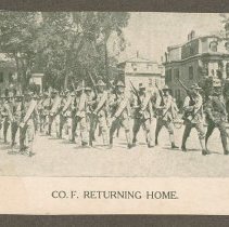 8th Regiment, Company F returning from the Mexican Border, Haverhill, 1916