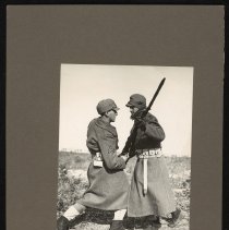 182nd Regiment, Infantry, Company A, bayonet drill, Camp Edwards, 1941
