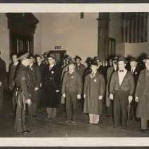 Civilian Defense Corps Police Auxiliary, men before uniforms, Haverhill