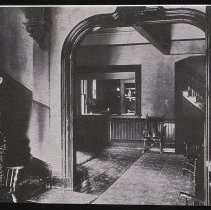 Lobby, unidentified hotel or Y.M.C.A., Haverhill