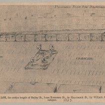 Parking lot, proposal, Emerson Street, Haverhill, 1963