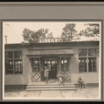 A.L.A. Camp Library, Camp Jackson, John G. Moulton, others, S.C., ca. 1918
